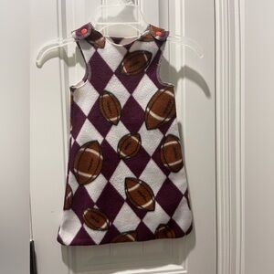 Football Patterned Sleeveless One piece
